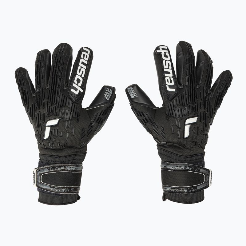 Рукавиці воротарські Reusch Attrakt Freegel Infinity Finger Support чорні 5370730-7700