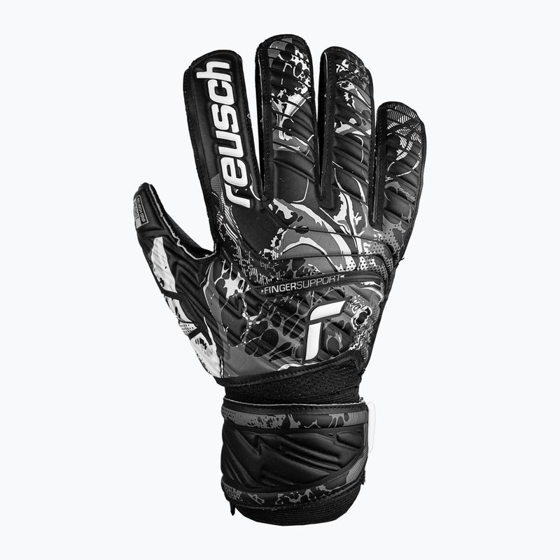 Рукавиці воротарські Reusch Attrakt Resist Finger Support чорні 5370610-7700 4