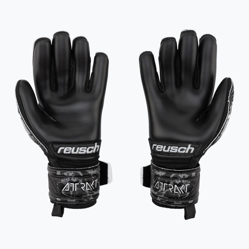 Рукавиці воротарські дитячі Reusch Attrakt Infinity Junior чорні 5372725-7700 2