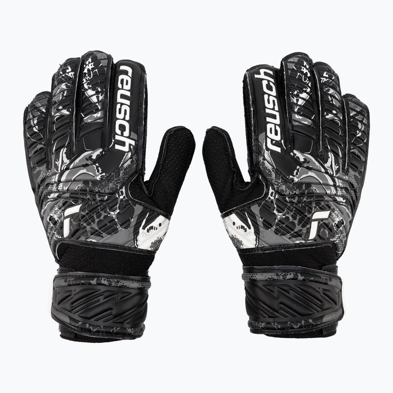 Рукавиці воротарські дитячі Reusch Attrakt Resist Junior чорні 5372615-7700