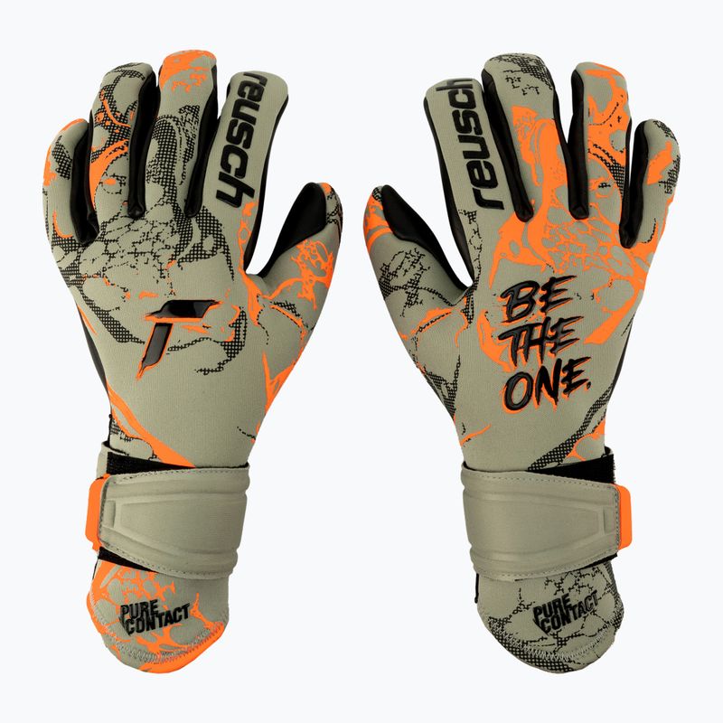Рукавиці воротарські Reusch Pure Contact Gold зелені 5370100-5444