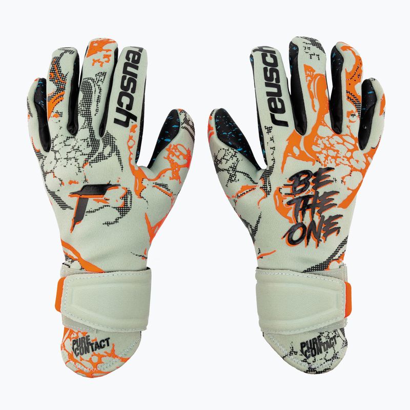 Рукавиці воротарські дитячі Reusch Pure Contact Fusion Junior зелені 5372900-5444