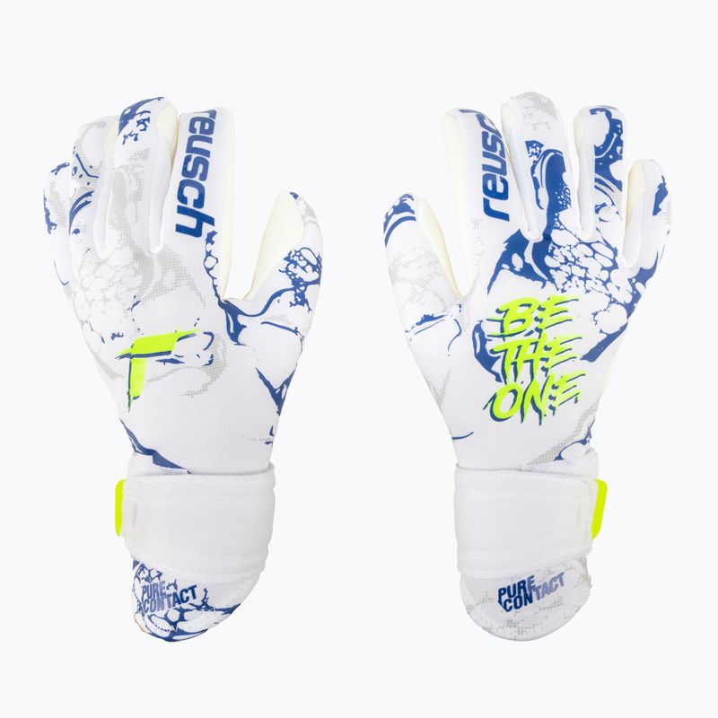 Рукавиці воротарські дитячі Reusch Pure Contact Silver Junior білі 5372200-1089
