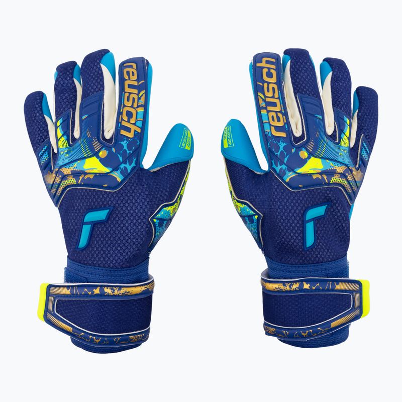 Рукавиці воротарські Reusch Attrakt Aqua блакитні 5370439-4433