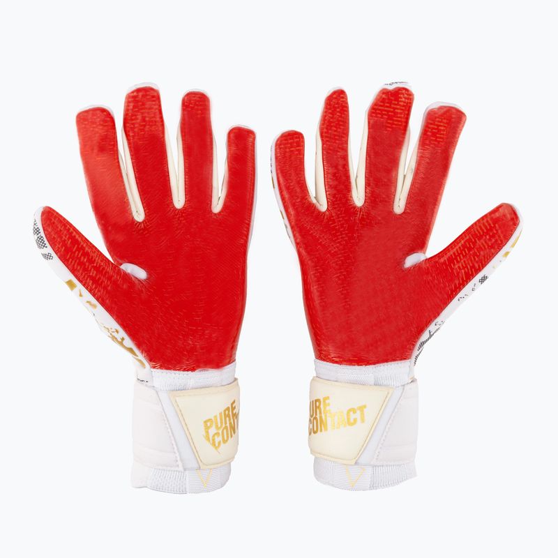 Рукавиці воротарські Reusch Pure Contact Gold X GluePrint білі 5370075-1011 2