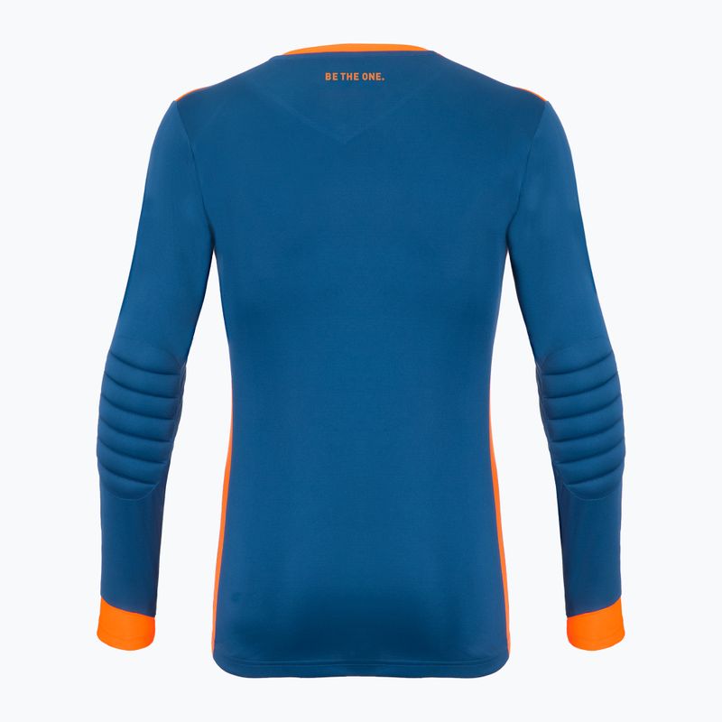 Футболка воротарська Reusch Match Longsleeve Padded синя 5311700 2