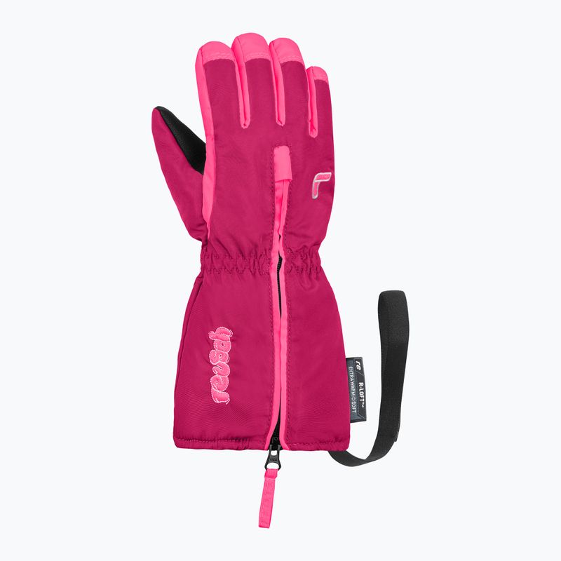 Рукавички лижні дитячі Reusch Tom fuchs purp/knockout pink 2