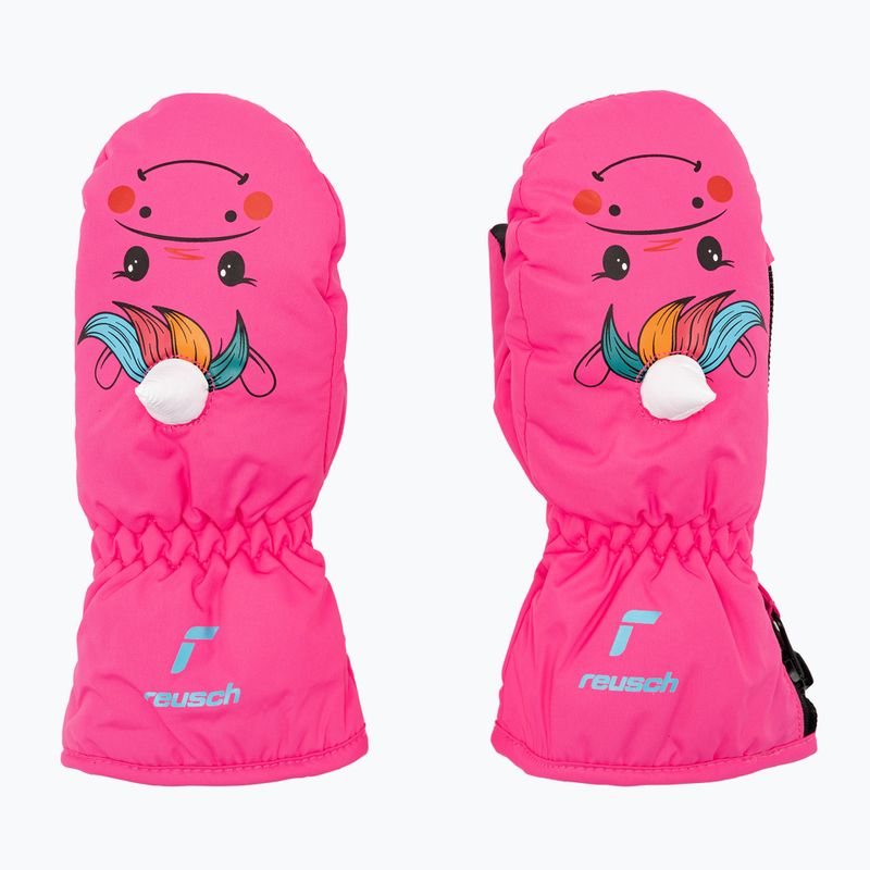 Рукавиці лижні дитячі Reusch Sweety Mitten pink unicorn 3