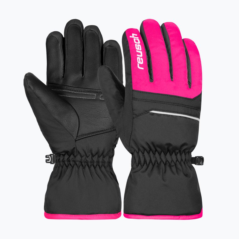 Рукавиці лижні дитячі Reusch Alan black/pink glo 5