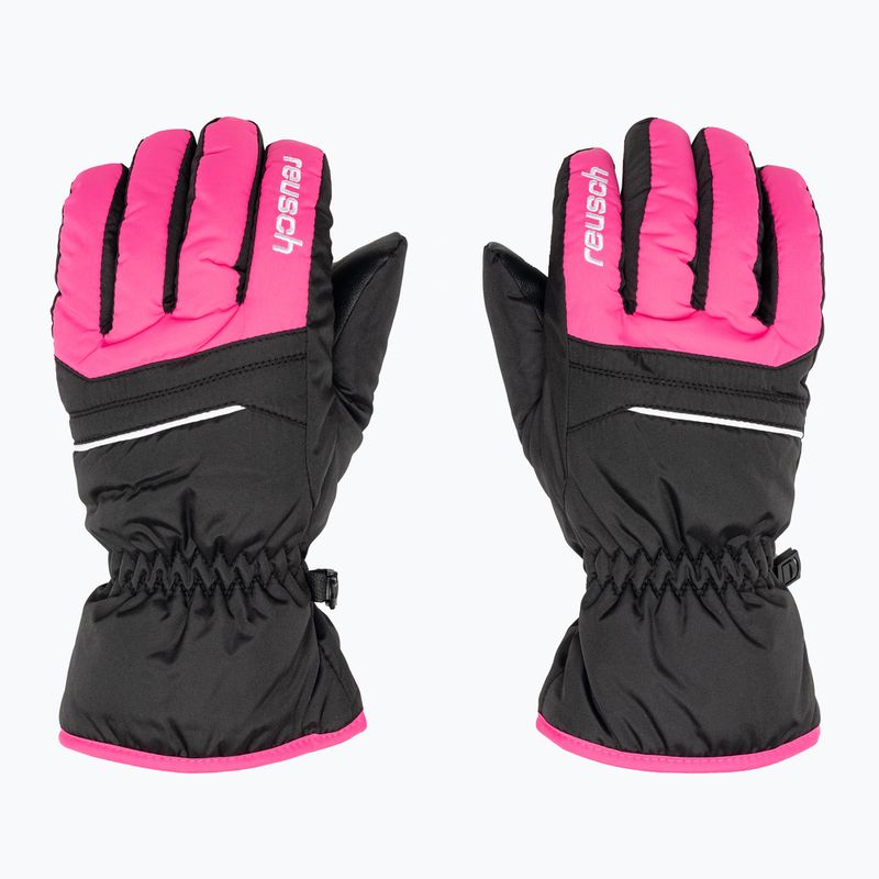 Рукавиці лижні дитячі Reusch Alan black/pink glo 3