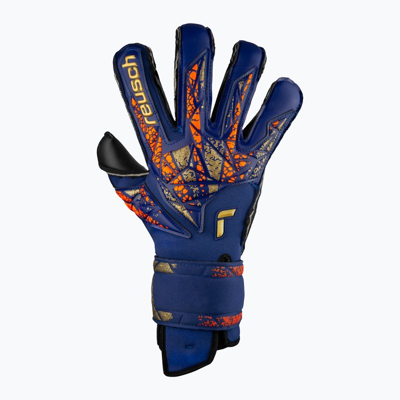 Воротарські рукавиці Reusch Attrakt Duo Evolution преміум сині/золоті/чорні 2