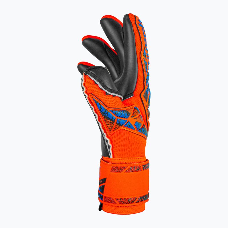 Воротарські рукавиці Reusch Attrakt Duo гіперпомаранчеві/сині/чорні 4