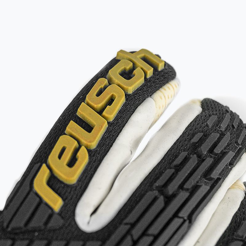 Воротарські рукавиці Reusch Attrakt Freegel Gold X GluePrint Finger Support чорні/золоті 5