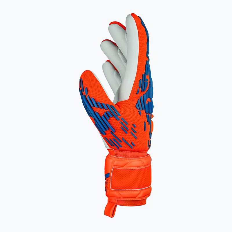 Воротарські рукавиці Reusch Attrakt Freegel Silver hyper orng/elec сині 4