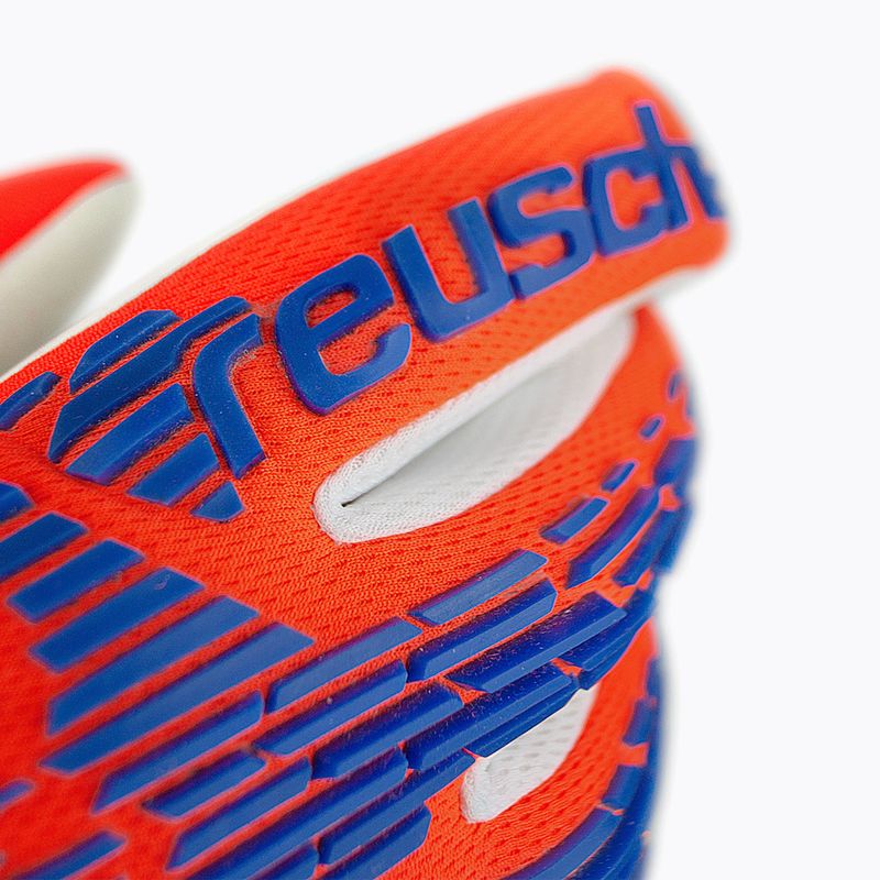 Воротарські рукавиці Reusch Attrakt Freegel Silver hyper orng/elec сині 5