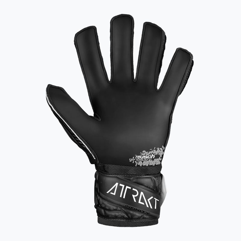 Дитячі воротарські рукавиці Reusch Attrakt Infinity Junior чорні 3