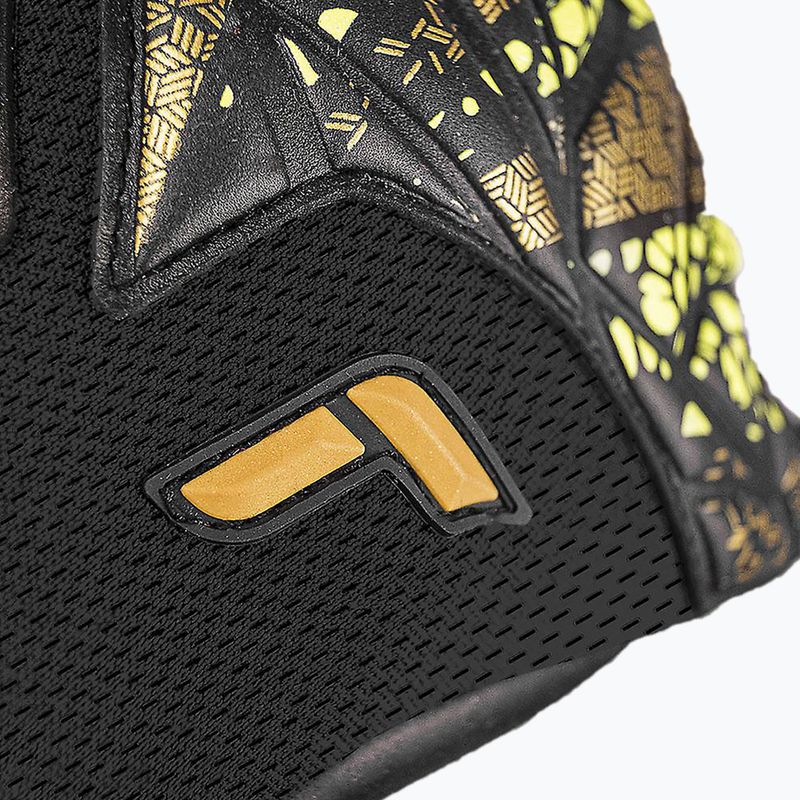 Воротарські рукавиці Reusch Attrakt Duo Finger Support чорні/золоті/жовті/чорні 3