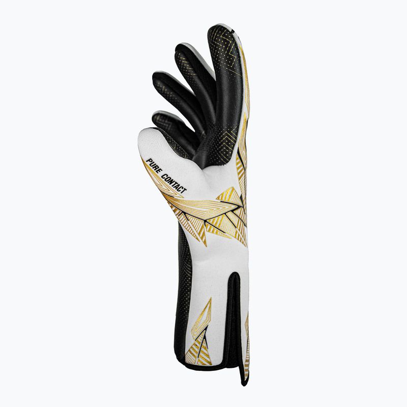 Воротарські рукавиці Reusch Pure Contact Gold X GluePrint без лямок білі/золоті/чорні 4