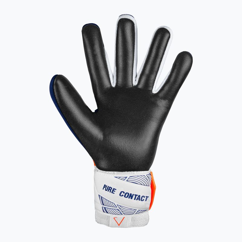 Воротарські рукавиці Reusch Pure Contact Gold преміум сині/електричний оранжевий/чорні 3
