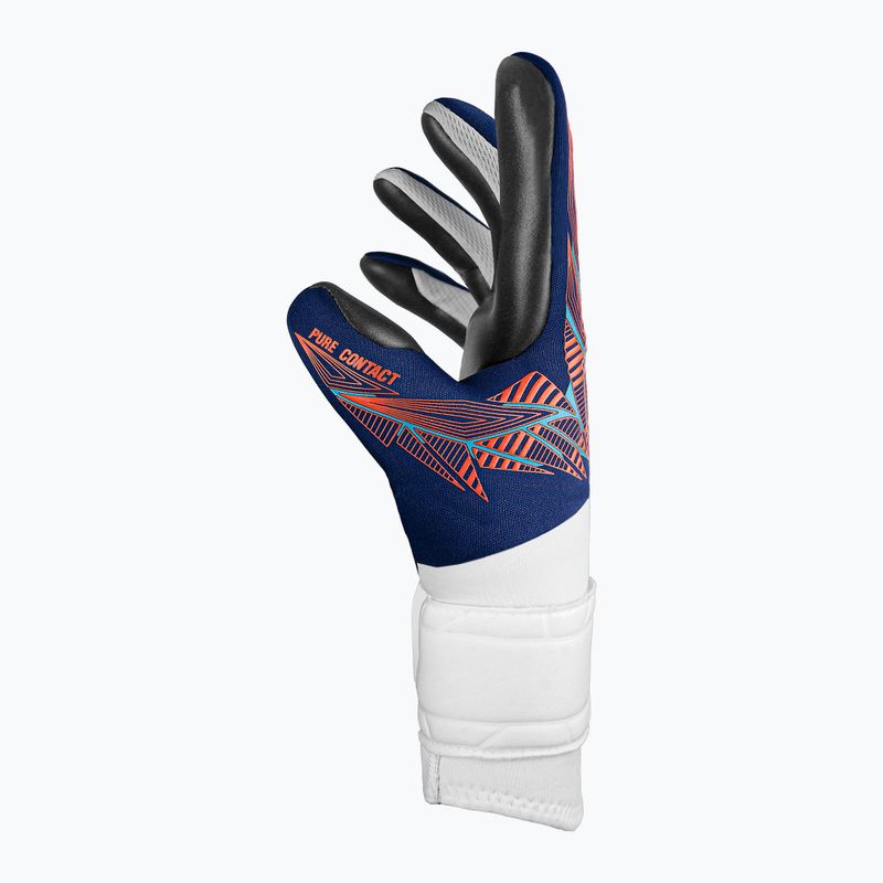 Воротарські рукавиці Reusch Pure Contact Silver преміум сині/електричний оранжевий/чорні 4