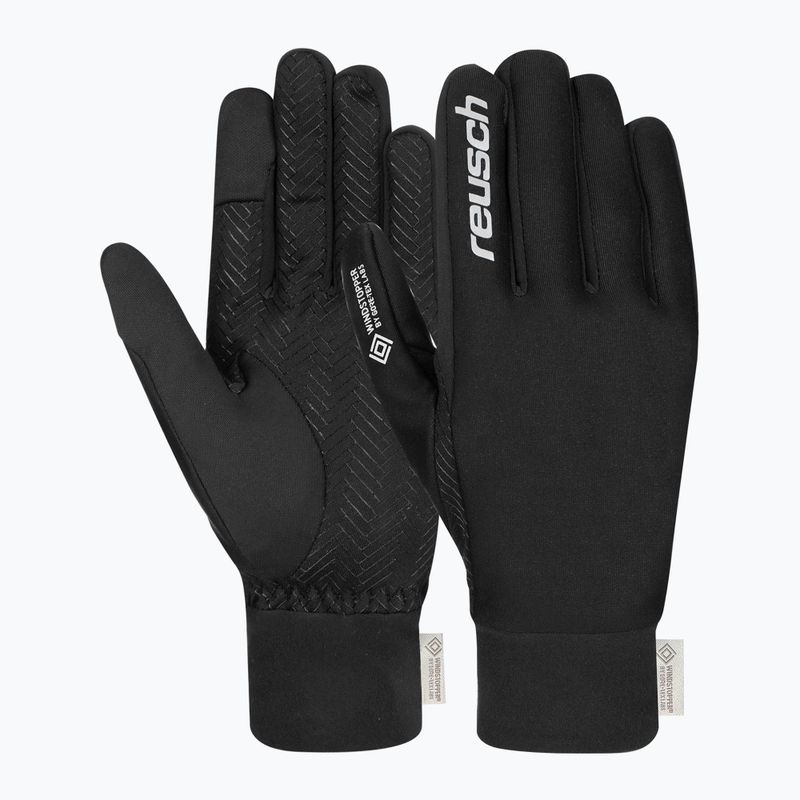 Рукавиці чоловічі Reusch Karayel Windstopper Touch-Tec black/silver 2