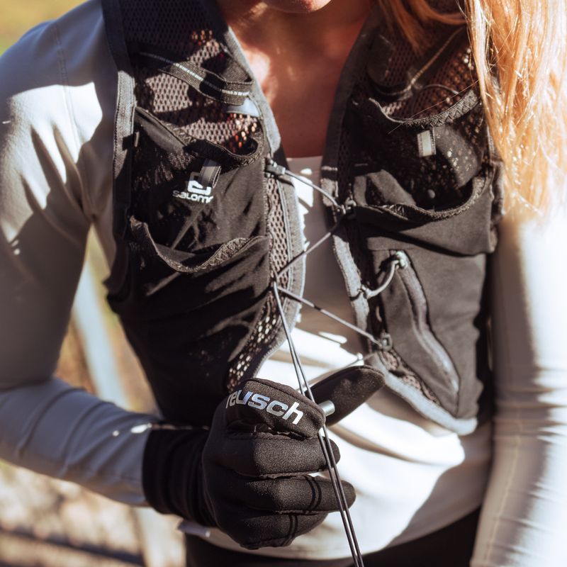 Рукавиці чоловічі Reusch Karayel Windstopper Touch-Tec black/silver 5