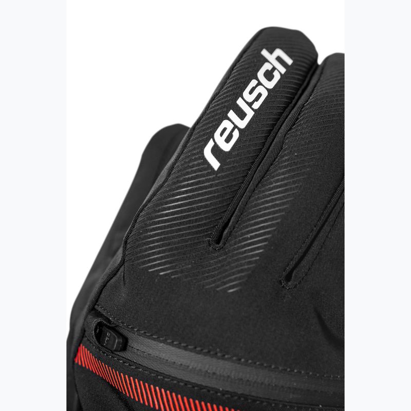 Рукавиці лижні Reusch Steve R-Tex XT 7809 black/fluo red 4