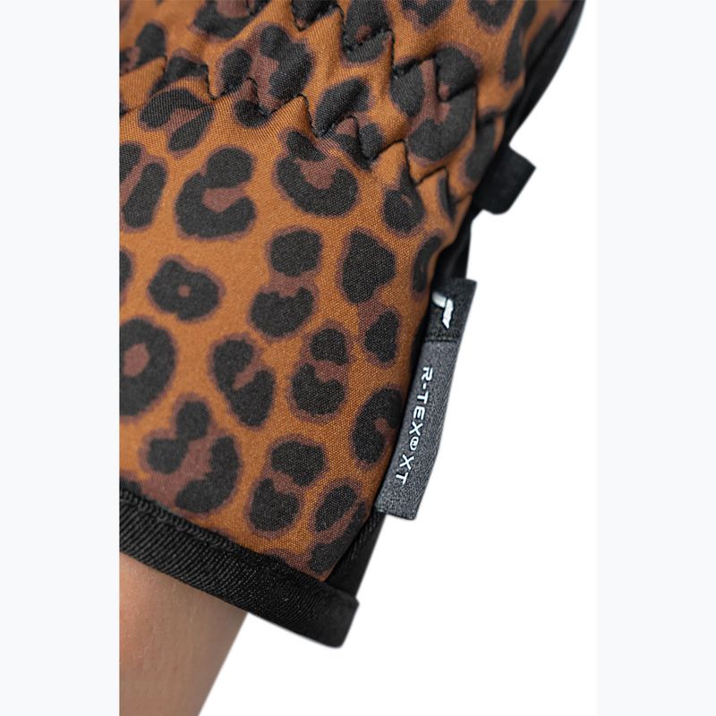 Рукавиці гірськолижні жіночі Reusch Keira R-Tex XT black/brown leopard 6