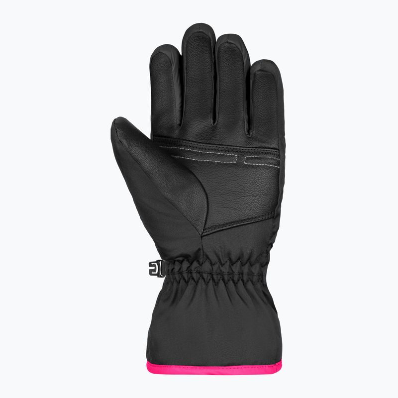 Дитячі лижні рукавички Reusch Alan Junior black/pink glo 4