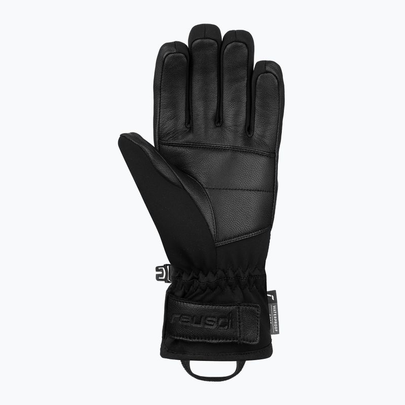 Жіночі гірськолижні рукавиці Reusch Beatrix R-Tex XT чорний/коричневий леопард 8