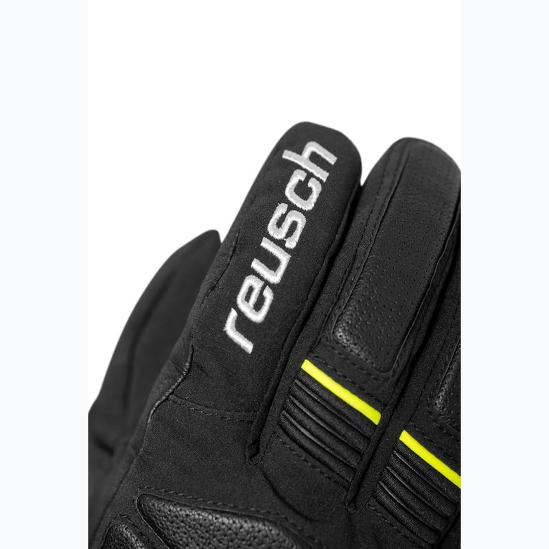 Рукавиці лижні Reusch Thunder R-Tex XT blacier grey/black/safety yellow 4