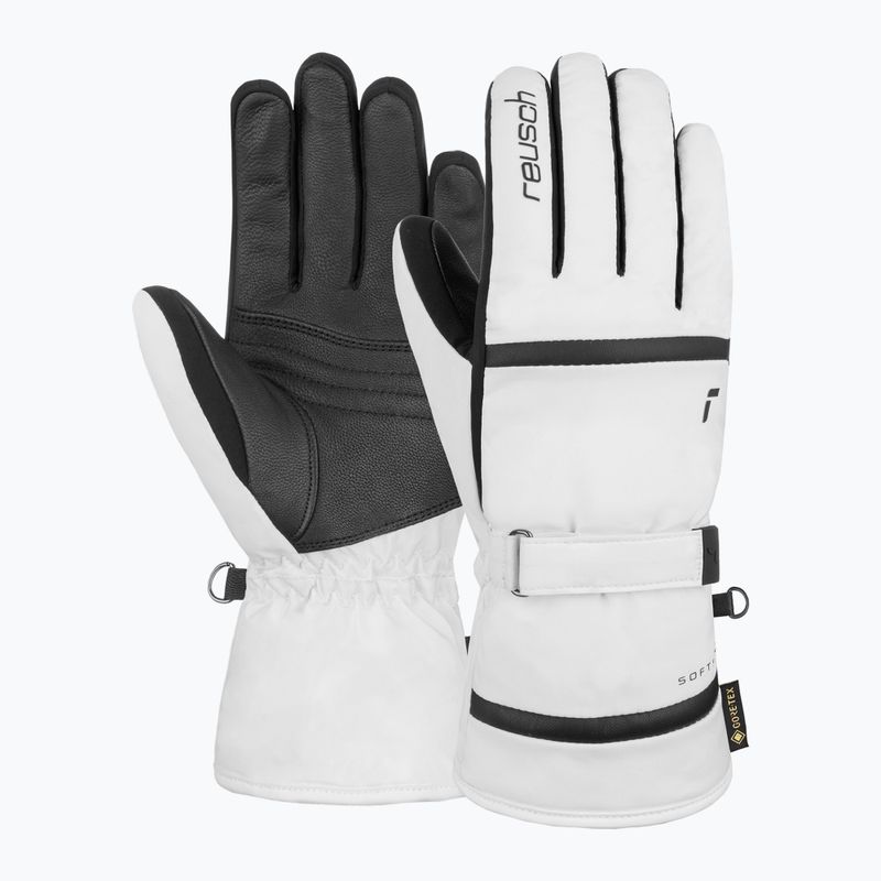 Рукавиці гірськолижні жіночі Reusch Alison Gore-Tex white/black 2
