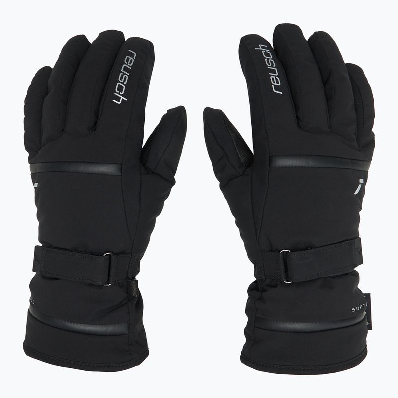 Жіночі гірськолижні рукавиці Reusch Alison Gore-Tex чорні/сріблясті 3