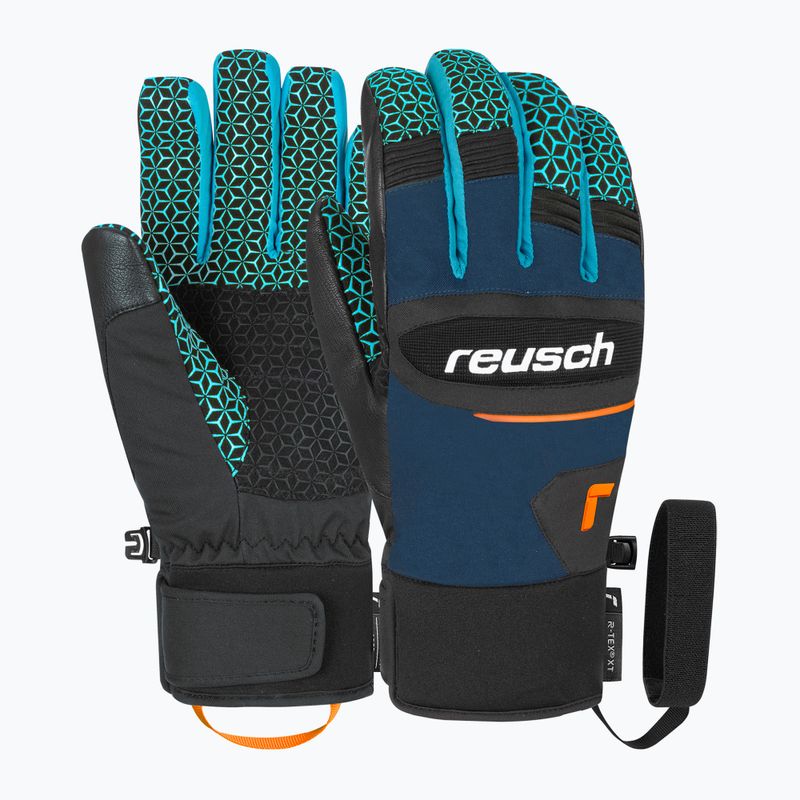 Рукавиці гірськолижні Reusch Dragon R-Tex XT dress blue/orange popsicl