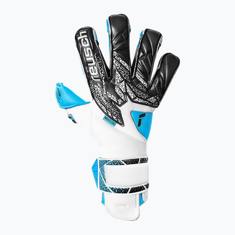 Рукавиці воротарські Reusch Attrakt Aqua Evolution white/black/aqua blue 2