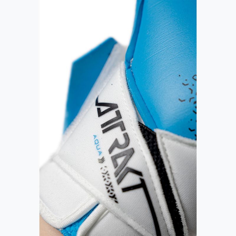 Рукавиці воротарські Reusch Attrakt Aqua Evolution white/black/aqua blue 6