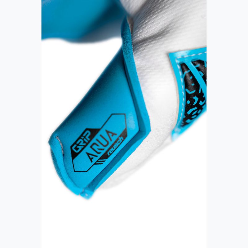 Рукавиці воротарські Reusch Attrakt Aqua Evolution white/black/aqua blue 8