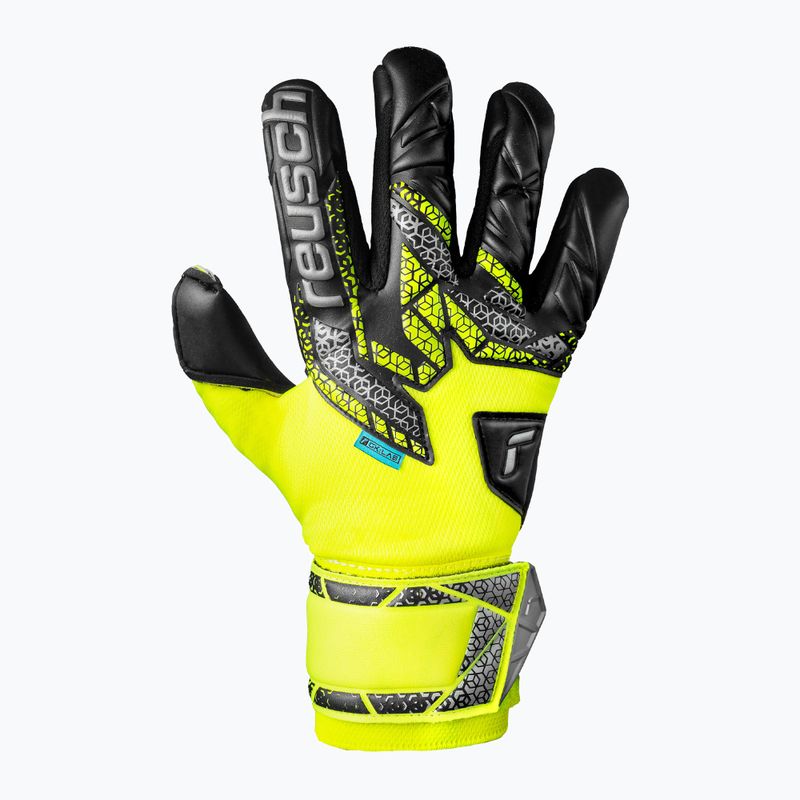 Рукавиці воротарські Reusch Attrakt Duo safety yellow/silver/black 2