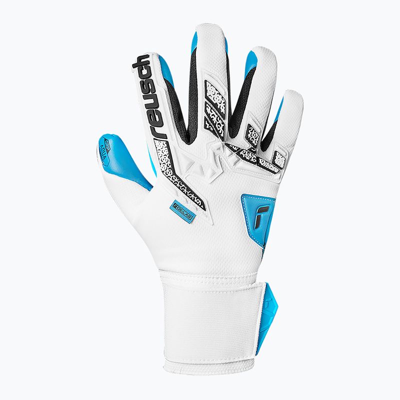 Рукавиці воротарські Reusch Attrakt Freegel Aqua white/black/aqua blue 2