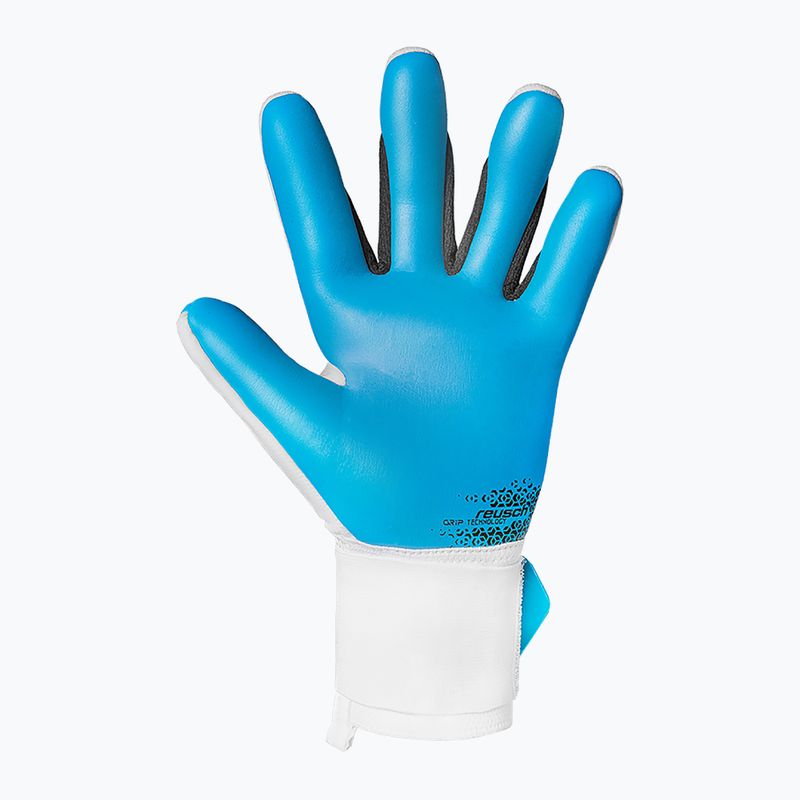 Рукавиці воротарські Reusch Attrakt Freegel Aqua white/black/aqua blue 3