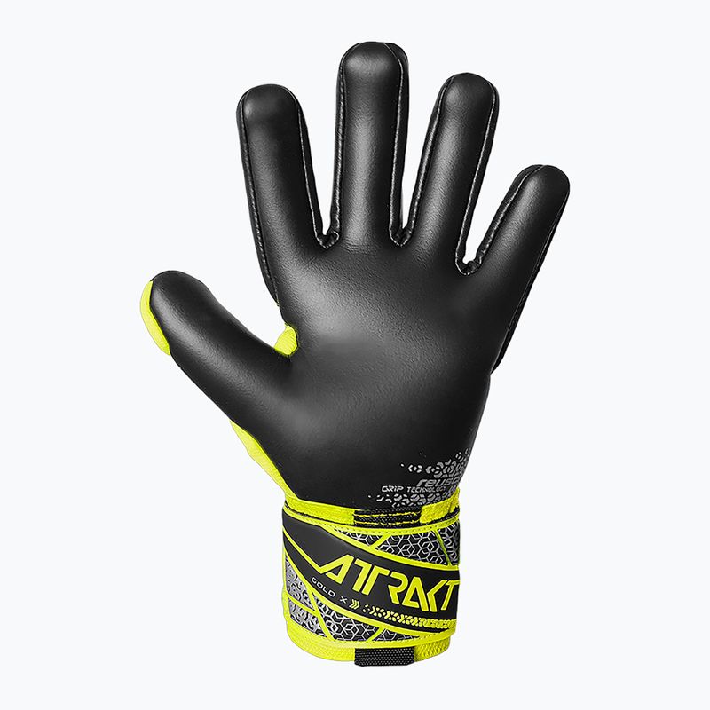 Рукавиці воротарські Reusch Attrakt Gold X NC safety yellow/silver/black 3