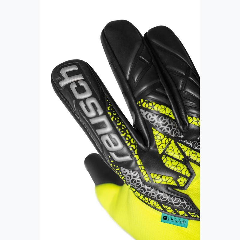 Рукавиці воротарські Reusch Attrakt Gold X NC safety yellow/silver/black 5