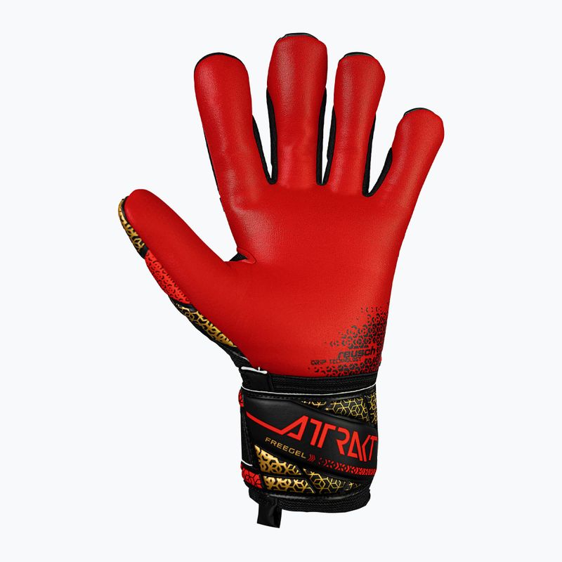 Рукавиці воротарські Reusch Attrakt Freegel Silver black/gold/fiery red 3