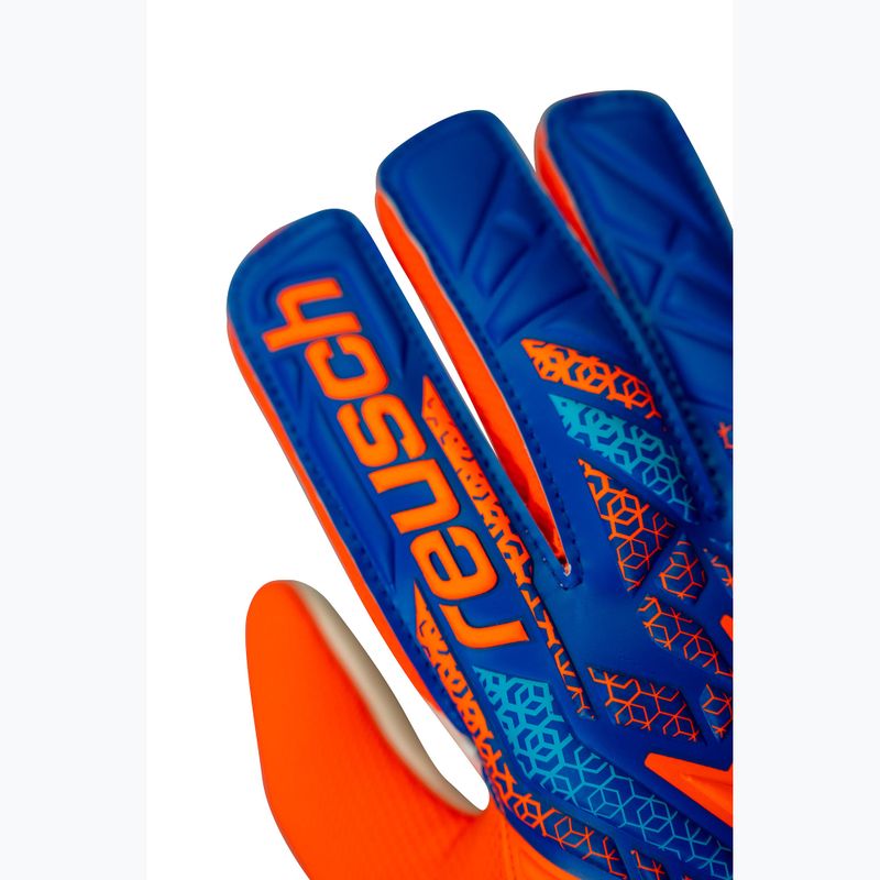 Рукавиці воротарські Reusch Attrakt Starter Solid shocking orange/blue 5