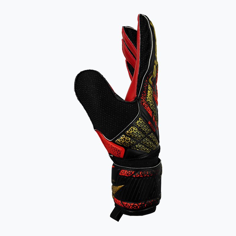 Рукавиці воротарські Reusch Attrakt Solid black/gold/fiery red 4