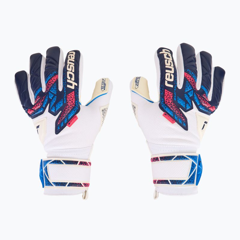 Рукавиці воротарські Reusch Attrakt RE:GRIP NC blue/pink/white 2