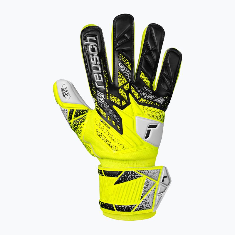 Рукавиці воротарські Reusch Attrakt Grip safety yellow/silver 2