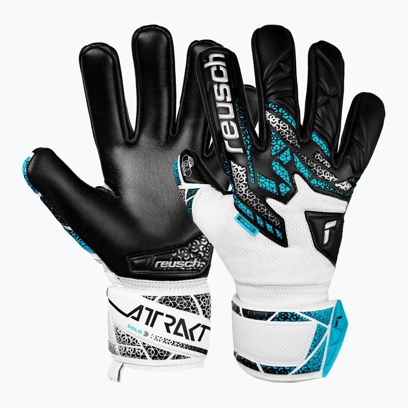 Рукавиці воротарські дитячі Reusch Attrakt Gold NC Junior white/silver/black