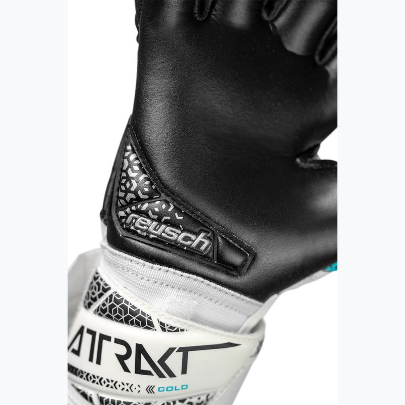 Рукавиці воротарські дитячі Reusch Attrakt Gold NC Junior white/silver/black 5