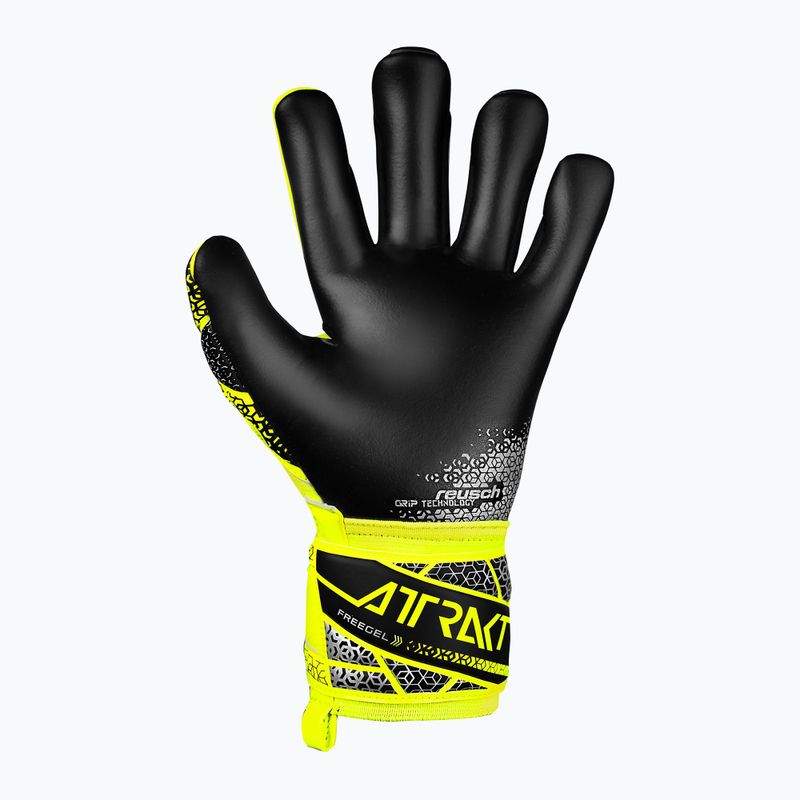 Рукавиці воротарські дитячі Reusch Attrakt Freegel Silver Junior safety yellow/silver/black 3